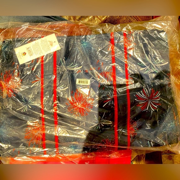 NWT: LUG ROVER XL CARRY-ALL TOTE-FIREWORK NAVY - Picture 7 of 7